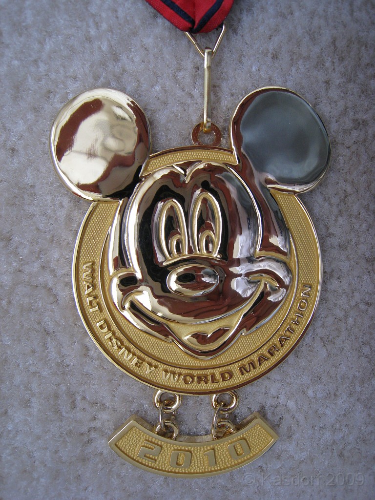 Disney 2010 D2 0570.jpg - January 9-11, 2010 Disney World Florida. Went to run the marathon. Sunday 5:40 AM start the race! Finish, go take a hot shower! Paul drove us over to Kennedy Space Center. Then buffet at Animal Kingdom for dinner!